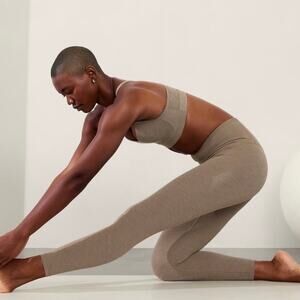 Athleta SIZE LG Ultra High Rise Elation 7/8 Tight Athleisure Abalone/Pyrite NWT